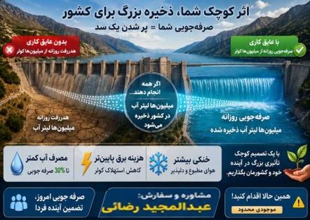 تصویر 1 از جلوگیری از هدررفت آب با عایق حرارتی: پاسخی ملی به بحران کم‌آبی